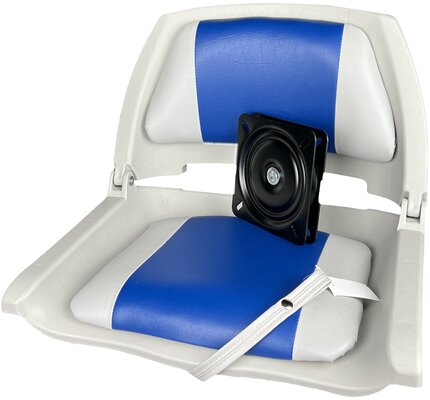Waveline Moulded Fold Down Boat Seat & Swivel Combo