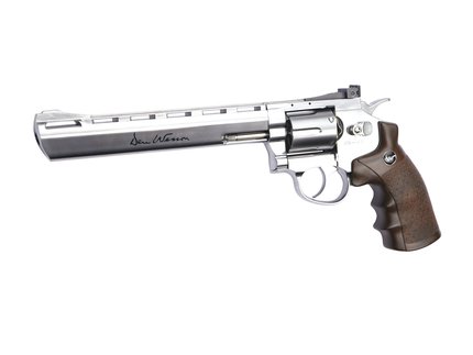 Wesson 8in Silver Finish 4.5mm BB Revolver