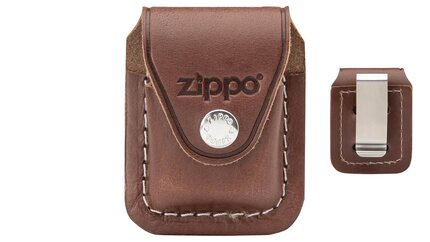 Zippo Lighter Brown Lighter Pouch with Clip