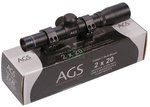 AGS Cobalt 2x20 Pistol Scope With Mounts