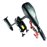 Preloved Bison 40lb Thrust Electric Outboard Trolling Motor with 60ah Leisure Battery - Used
