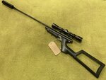 Preloved Crosman 2250B XL Ratcatcher .22 Co2 Rifle with Scope and Silencer - Used