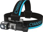 Cyansky Rechargeable L-Shaped Headlamp 2800 Lumens 186m
