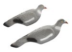 Decoy Magnum Pigeon Shell Decoy Flocked with Peg