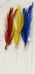 Dennett 3 Hook Coloured Feather Rigs