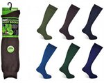 Dennett Mens Welly Socks  Sz 7-12 Assorted Colours