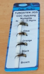Grando Flies Tungsten Jigs CDC Hatching Nymphs