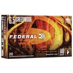 Federal 6.5 Creedmoor 140 Grain Fusion Bonded Soft Point (20 Box)