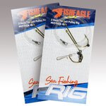 Fisheagle 2 Hook Pennell Pulley Rig #4/0 Hook 40lb