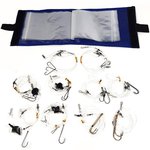 Fisheagle Rig Wallet and 10 Assorted Bait Rigs