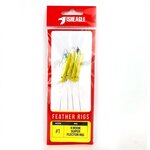 Fisheagle 4-Hook Super Flector Rig - Yellow