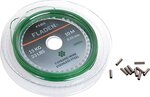 Fladen 10m Wire Trace and Crimps 15kg/33lbs 1pc