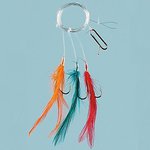 Fladen Coloured Feather Hooks 6pc