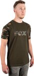 Fox Raglan Khaki Camo Sleeve T-Shirt