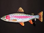 Gaby Rainbow Trout Fish Pillow