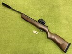 Preloved Gamo Magnum Quick Shot .22 Air Rifle with Red Dot Silencer and Bag - 