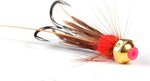 Guideline Red Frances Hexagon Tungsten Cone Tube Flies
