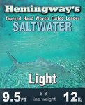 Hemingway 9ft6 Furled Leader Saltwater