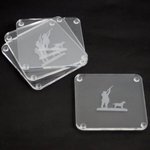 Just Fish Shooting Labrador Acrylic Coasters