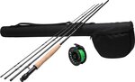Kinetic Airborn CT 9ft Fly Rod Combo 4pc