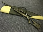 Preloved Kral AI 755-S Thumbhole Synthetic .22 Air Rifle with Scope and Bag - As New