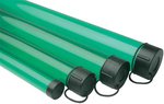 Leeda Plastic Rod Tubes Green