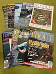 Preloved Magazines Salmon, Trout and Seatrout plus Others 1991, 1996, 2001, 2003, 2004 - 9 Issues - Used