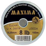 Maxima Clear Monofilament 100m Spools