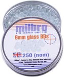 Milbro Hi-Speed Catapult Ammo x 250 6mm Glass Beads