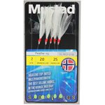 Mustad 5 Hook White Feather Rig