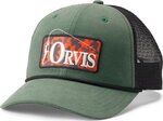 Orvis Bent Rod Trucker Cap Camo One Size