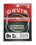 Orvis SS Plus Knotless Leaders 2pk Olive 12ft