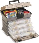 Plano Guide Series Tackle Box - 4By Graphite/Sandstone