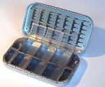Richard Wheatley 10 Compartment and Clips Lid Fly Box