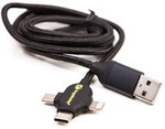 RidgeMonkey USB-A to Multi Out Cable
