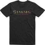 Simms Logo T-Shirt Black
