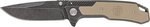 Smith & Wesson Drop Point Stonewash Folding Knife 3.55in