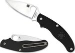 Spyderco UK Penknife LWT EDC Leaf Black FRN 2.93in Non Locking