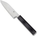 Spyderco Wakiita Petty Steel Black 4.52in Fixed Blade
