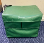 Preloved Stephens of Birmingham PVC covered seat box with shoulder strap - Used