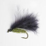 Stillwater Black/Olive Stripper Short Shank Size 10 - 1 Dozen