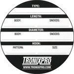 Tronixpro Rig Winder Labels 6.5cm 50pc