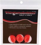 Turrall Half-n-Half Thingmabobber Red/White 3/4in
