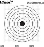 Viper Pro BB Paper Target X100