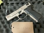 Preloved Walther CP88 4in Nickel .177 Co2 Pellet Pistol with Hard Case - Excellent