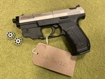 Preloved Walther CP99 Bicolor .177 Co2 Pellet Pistol with Walther Laser Sight - Excellent