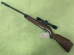 Preloved Webley Excel .22 Air Rifle with Scope and Silencer - Used