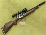Preloved Webley Raider 10 .22 Air Rifle with Scope Silencer and Bag - Used