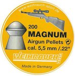 Weihrauch Magnum 21.2gr .22 5.51mm 200pc 2364